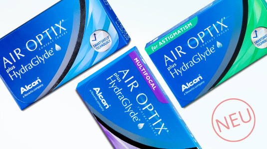 Air Optix plus HydraGlyde Familie